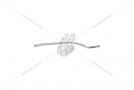 Труба соединительная (средняя часть) алюминизированная сталь Peugeot 206 1.4i (05-09) POLMOSTROW 19.22
