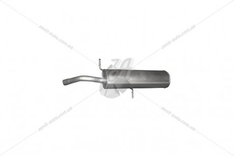 Глушник (задня частина) алюмінійована сталь POLMOSTROW 19.40