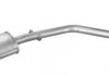 Глушник, алюм. сталь, середн. част. Peugeot 306 1.8i 16S kat 93-98 POLMOSTROW 19.58 (фото 2)