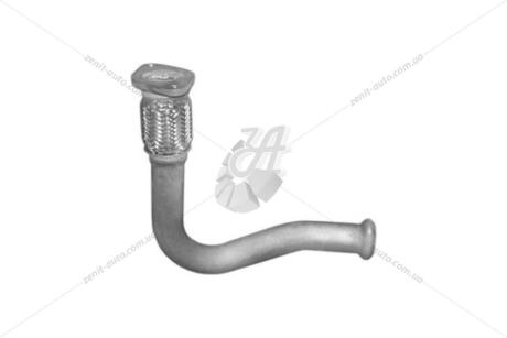 Глушник, алюм. сталь, передн. част. Renault Cli II/Kangoo 1.9 dTi 99-07 POLMOSTROW 21.525