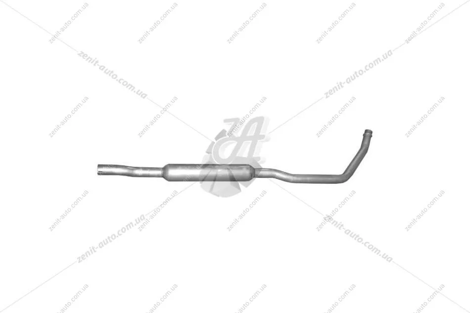 Глушник алюм. сталь, середн. частина Suzuki SX4 / Fiat Sedici Polmostrow POLMOSTROW 25.13 (фото 1)