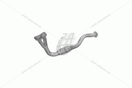 Глушник, алюм. сталь, передн. част. Toyota Corolla 1.3 -12V/87-92/HB/SDN/Kombi POLMOSTROW 26.309