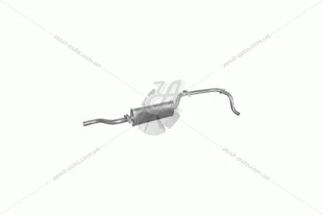 Глушник, алюм. сталь, задн. част. VW Caddy I 1.5; 1.6; 1.6D 08/82-07/92 Polmostrow POLMOSTROW 30.51