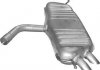Глушитель, алюм. сталь, задн.часть VW Golf V 2.0 SDi Diesel hatchback 01/04-11/08 POLMOSTROW 30.617 (фото 2)