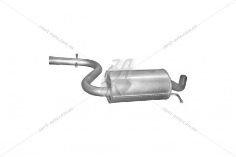 Глушитель алюм. сталь, средн. часть VW Golf V 1.4 TSi POLMOSTROW 30.630 (фото 1)