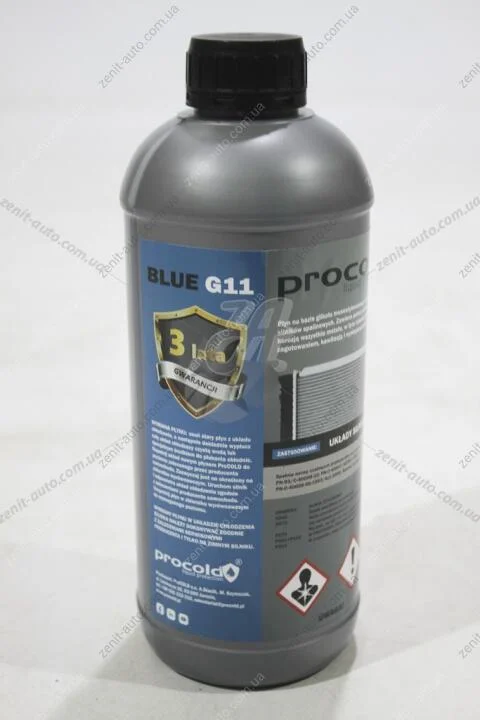 Антифриз PROCOLD Blue G11 (-40С), 1кг, (синій) Procold PB40/1K (фото 1)