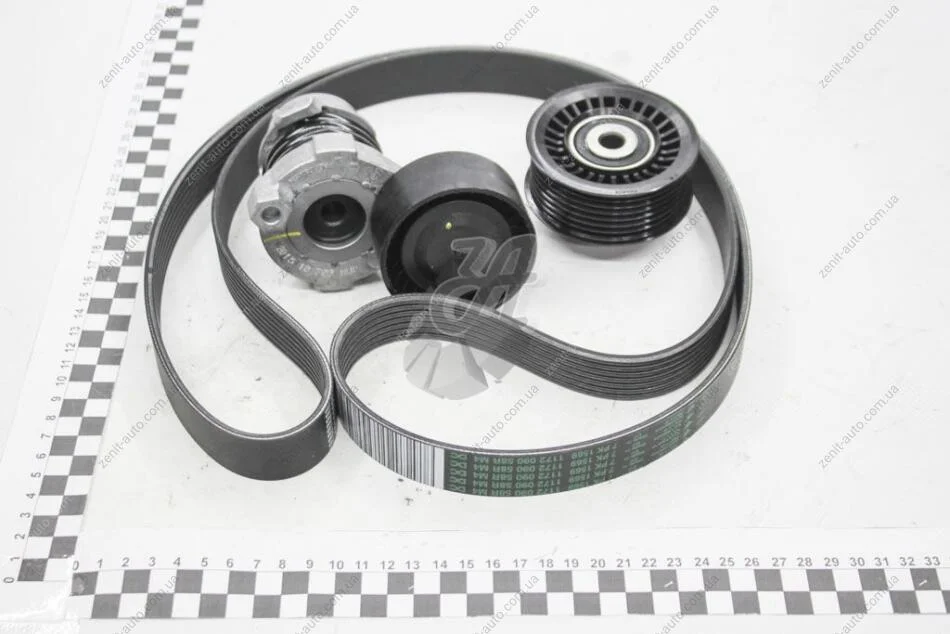 Комплект ременя генератора Renault Captur, Dokker,Kangoo II, Megane III, 1.2 TCe Renault RENAULT 117203336R (фото 1)