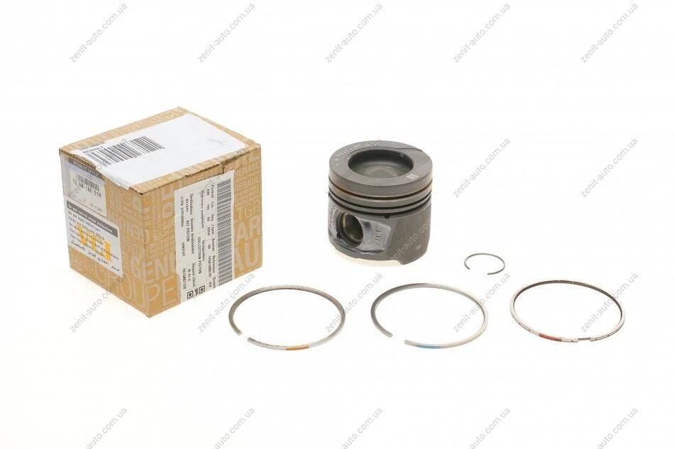 Поршень ДВС у зборі (+кільця) 1.5dci Renault Kangoo II (12-), Laguna III, Fluence (10-) Renault RENAULT 120A18001R (фото 1)