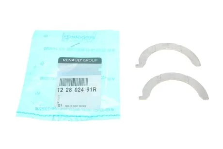 Полукольцо упорное коленвала (компл 2шт) Renault Logan II, Megane III, Kangoo II (122802491R) Renault RENAULT '122802491R