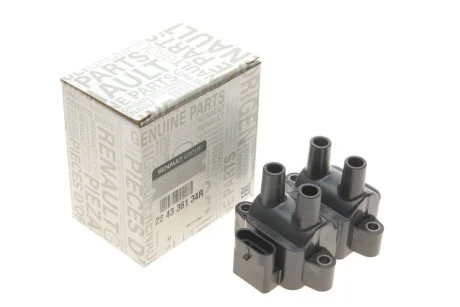 Катушка зажигания Renault Logan, Clio II, 1.4/1.6 8V Renault RENAULT 224336134R
