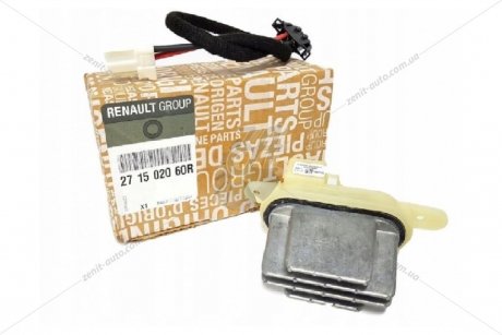 Резистор электродвигателя отопителя Laguna III (07-15) RENAULT 271502060R (фото 1)