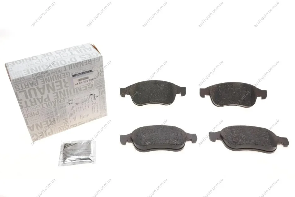 Колодки тормозные передние (комплект) Renault Duster, Fluence, Megane III, Captur, Arkana Renault Renault RENAULT 410A12582R (фото 1)