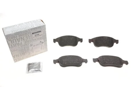 Колодки тормозные передние (комплект) Renault Duster, Fluence, Megane III, Captur, Arkana Renault Renault RENAULT 410A12582R