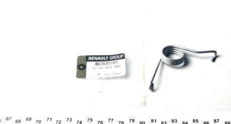 Пружина суппорта заднего Renault Trafic II 2009- Renault RENAULT 7701052563