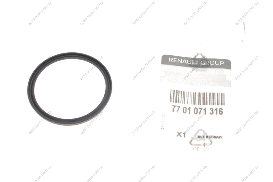 Кільце ущільнювальне патрубка інтеркулера 1,5 / 2,0 dci Renault Trafic II, Kangoo II Renault RENAULT 7701071316 (фото 1)