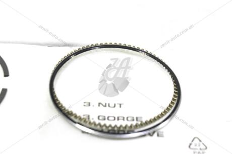 Кольца поршневые 1,6 16V (компл на 1 цилиндр) RENAULT '7701474857