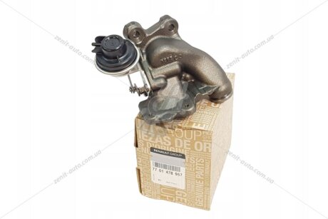 Клапан EGR Megane III, Laguna III RENAULT '7701478957