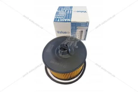 Фильтр масляный Value+ 1,2i Logan II, Dokker, Lodgy, Captur, Clio IV, Megane III, Kangoo II Renault RENAULT 7711945895