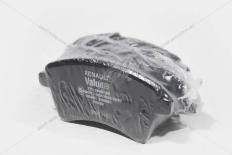 Колодки тормозные передние Value+ Kangoo II (08-) Renault RENAULT '7711946189