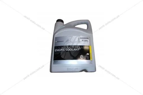 Антифриз Glaceol RX Type E - Long Life, (-21С), 5л (синій) Renault RENAULT '7711947051