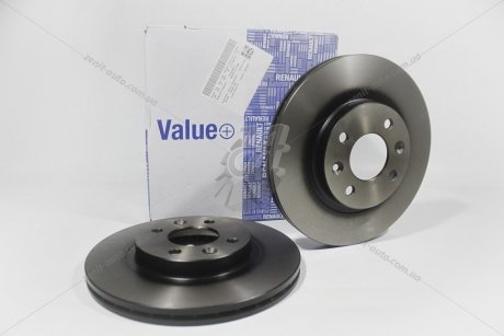 Диск тормозной передний 259x20,6mm (к-т 2шт) Value+ Logan I (04-12) RENAULT 7711948135