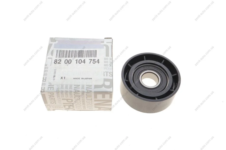 Ролик ременя генератора 1,6/1,4 8V/1,6 16V с ГУР + конд Renault RENAULT 8200104754 (фото 1)