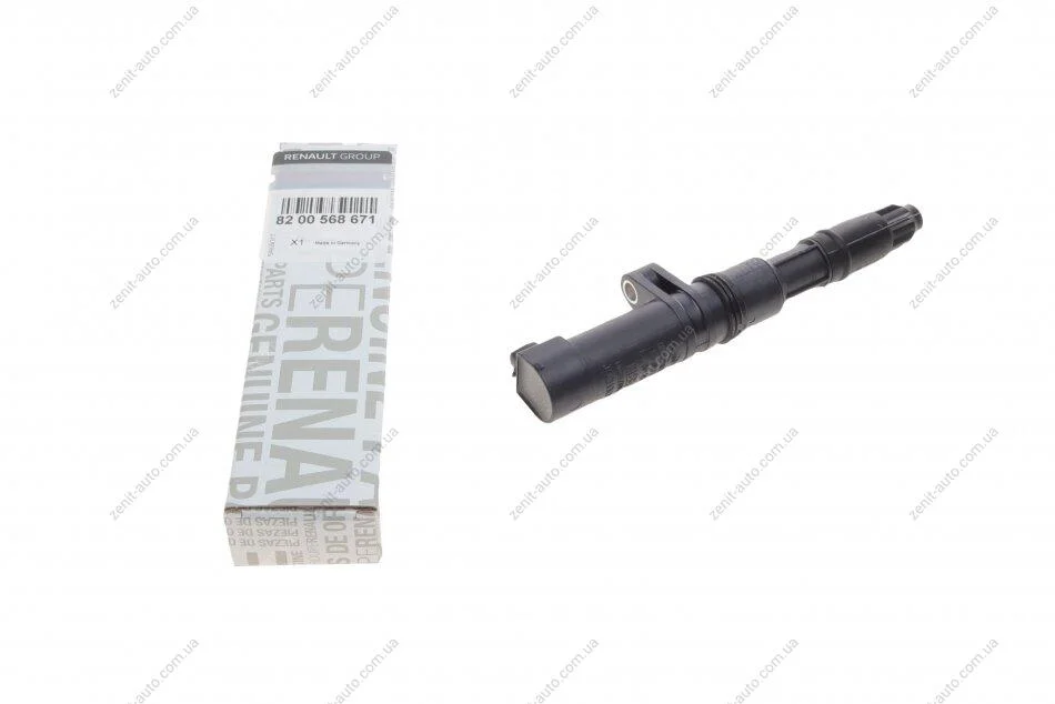 Котушка запалювання 1.6/2,016V Logan, Duster, MeganeII/III, TraficII, Fluence Renault RENAULT 8200568671 (фото 1)