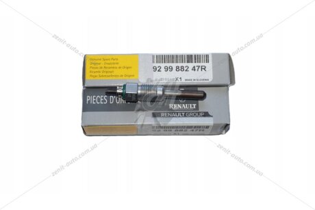 Свічка розжарення Dacia Megane IV, Scenic IV 1,7/1,8 dci Duster II 1,5dci RENAULT '929988247R