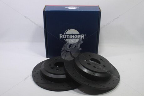 Диск гальмівний задній (кратно 2) ACURA MDX (14-17) [330X59 перфорир.] ROTINGER 'RT12062GLT5
