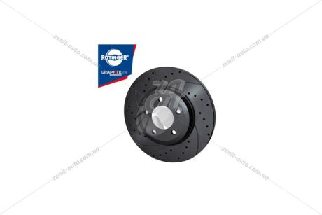 Диск тормозной задний (кратно 2) Toyota Rav 4 III [281X55 перфорир.] (RT 1693-GL T5) ROTINGER RT 1693-GL/T5
