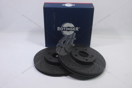 Диск гальмівний передній (кратно 2) HONDA CR-V II [300X47 перфорир.] ROTINGER 'RT20962GLT5
