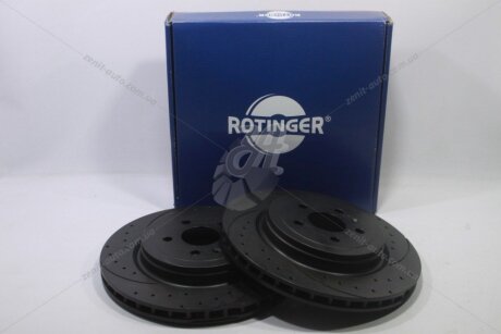 Диск гальмівний задній (кратно 2) TESLA MODEL S [365X60 перфорир.] ROTINGER 'RT21806GLT5