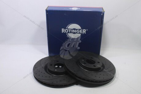 Диск гальмівний передній (кратно 2) VOLVO XC90 II, XC60 II, V90 II, S90 II [345X48 перфорир.] ROTINGER 'RT22020GLT5