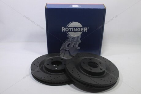 Диск гальмівний передній (кратно 2) INFINITI Q50 (13-), Q60 (16-) [330X49 перфорир.] ROTINGER 'RT22160GLT5