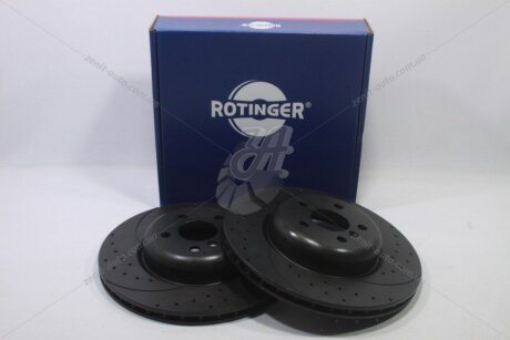 Диск гальмівний задній (кратно 2) BMW 3 (G20/G80/G28), 4 (G22/G82), 5 (G30/F90) [345X64 перфорир.] ROTINGER 'RT22198GLT5