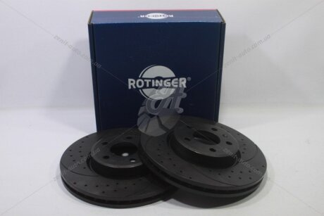 Диск гальмівний передній (кратно 2) AUDI A4 (B9), A6 (C8), Q5 (18-) [318X57 перфорир.] ROTINGER 'RT22225GLT5