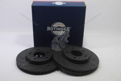 Диск гальмівний передній (кратно 2) HYUNDAI ELANTRA VII/ KIA NIRO II [280X48 перфорир.] ROTINGER 'RT22514GLT5