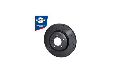 Диск гальмівний передній (кратно 2) MB Klasa E (W211) [295X55 перфорир.] (RT 2933-GL T5) ROTINGER RT 2933-GL/T5