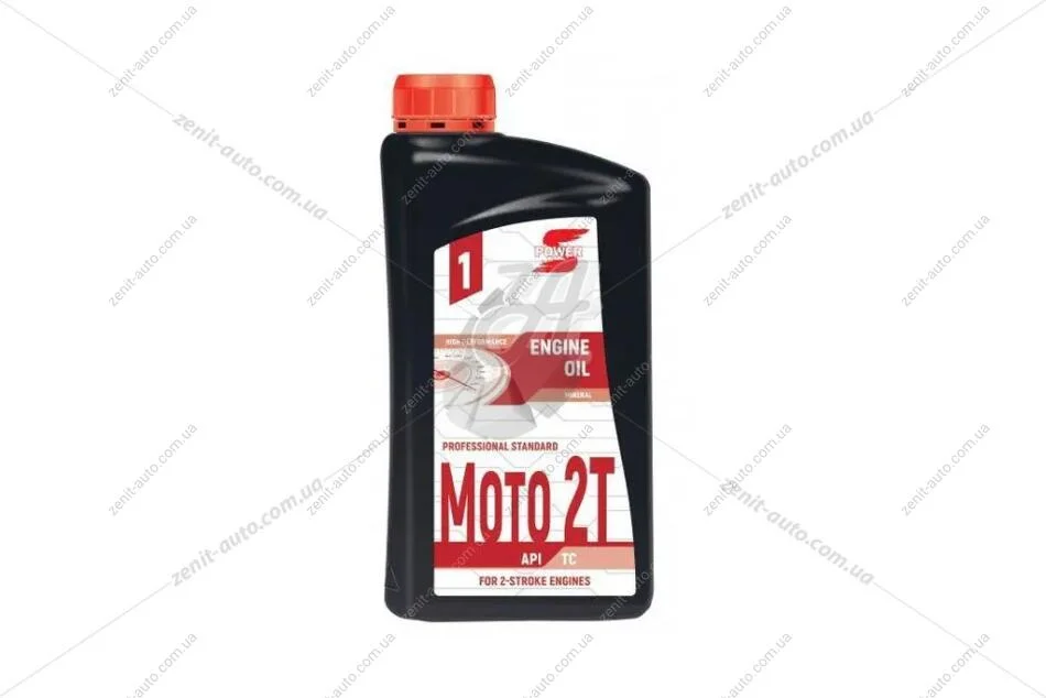 Олива моторна MOTO 2T, 1л, мін. S-POWER SP-M2T-1L (фото 1)