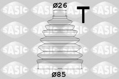 Пыльник ШРУС наружный RENAULT Clio III, Kangoo I, Laguna II, III, Megane II, Modus, Scenic II SASIC '1904021