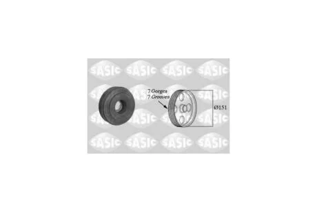 Шкив коленвала OPEL Movano/RENAULT Master III Sasic SASIC '2154021
