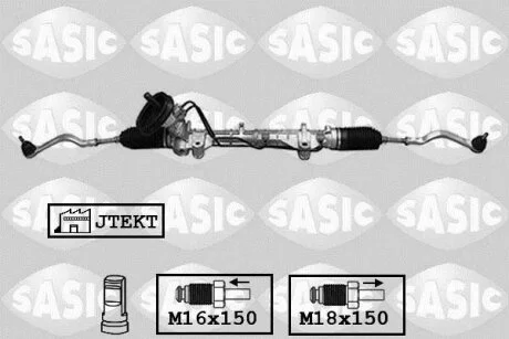 Рейка рульова Renault Logan (04-) Sasic SASIC '7174029