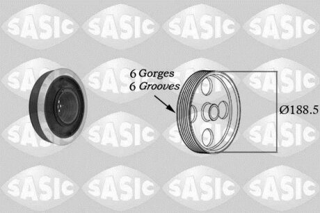 Шкив коленвала VAG A4 II, A6 III, A8, Touareg SASIC '9001805
