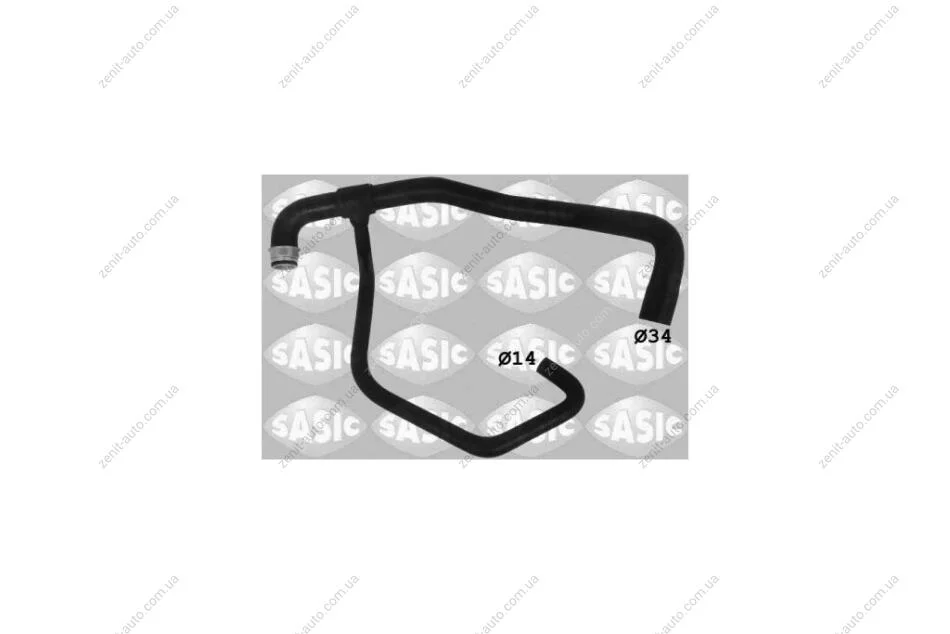 Патрубок радіатора нижний PSA Jumpy, 806, Expert (SWH0478) Sasic SASIC 'SWH0478 (фото 1)