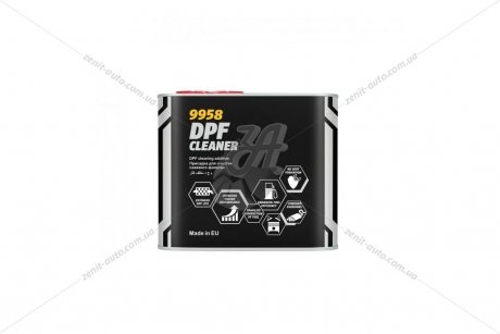 Очищувач сажевих фіьтрів дизельних двигунів DPF Cleaner (рідина), 400мл. Mannol MN9958-04ME