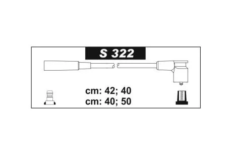 Провода свечные 21214 1.7 (силикон) СУПЕР SENTECH S322