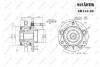 Маточина передня Opel Astra J; Chevrolet Cruze (09-) ABS+ SHAFER SH153.66 (фото 4)