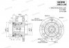 Маточина передня VW Golf VII (12-) (3 болта) ABS+ SHAFER SH154.69 (фото 3)