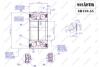 Подшипник передний Peugeot Expert, Scudo, Jumpy (07-)(44x45x86) ABS+ SHAFER SH159.55 (фото 4)