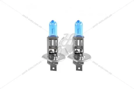 Лампа галогенна H1 12V 55W P14,5s +30% 4200K StarBlue EXTRA LIGHT (к-т 2шт) Solar 1241S2
